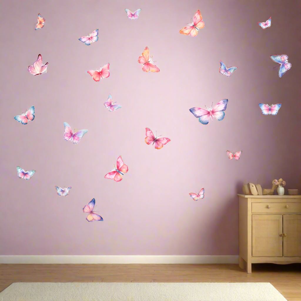Décoration Murale - ButterfliesSticker™ - MultiColore - GemNestBaby