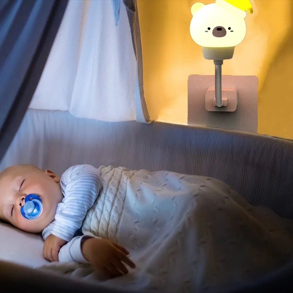 Veilleuse Bébé - SweetDream™ - Ours - GemNestBaby
