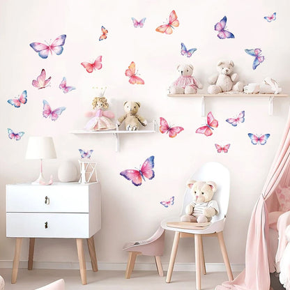 Décoration Murale - ButterfliesSticker™ - MultiColore - GemNestBaby