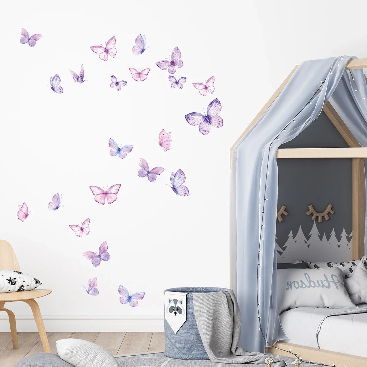 Décoration Murale - ButterfliesSticker™ - Violet - GemNestBaby