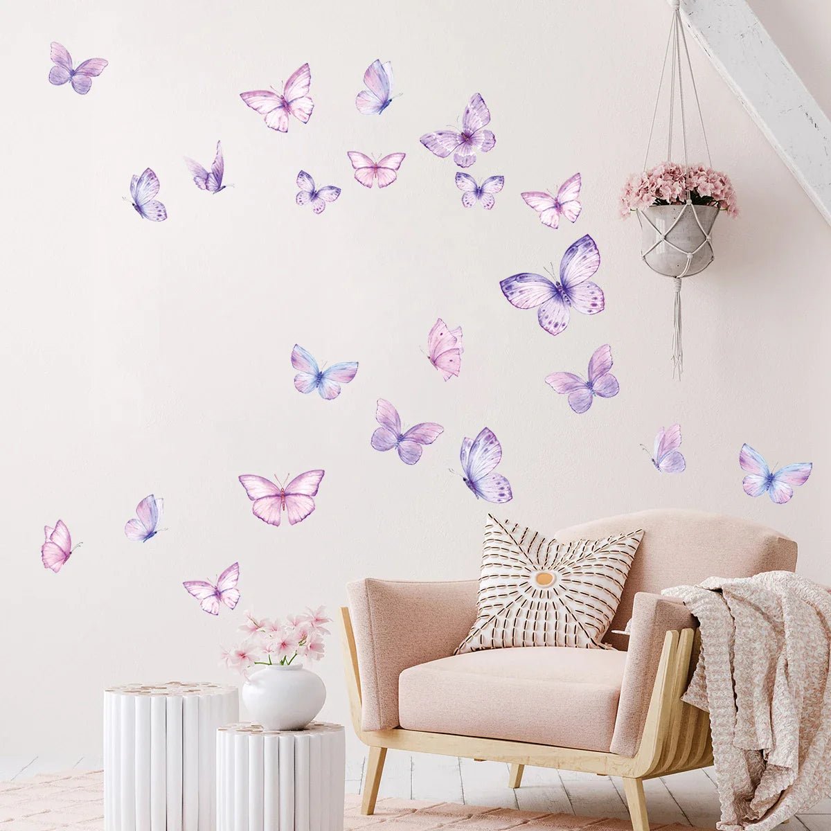 Décoration Murale - ButterfliesSticker™ - Violet - GemNestBaby