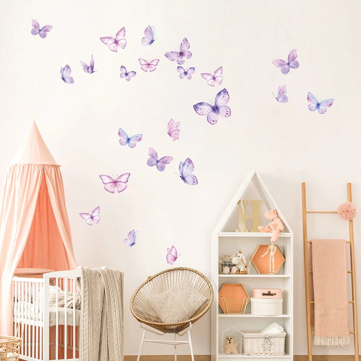 Décoration Murale - ButterfliesSticker™ - Violet - GemNestBaby
