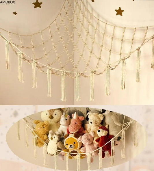 Rangement de Peluche - StorageHammock™ - Jaune - GemNestBaby