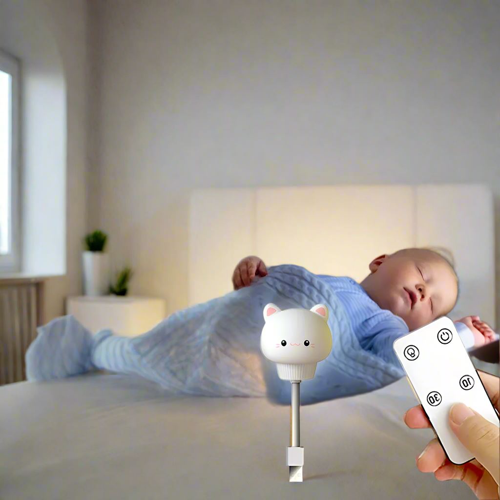 Veilleuse Bébé - SweetDream™ - Chat - GemNestBaby